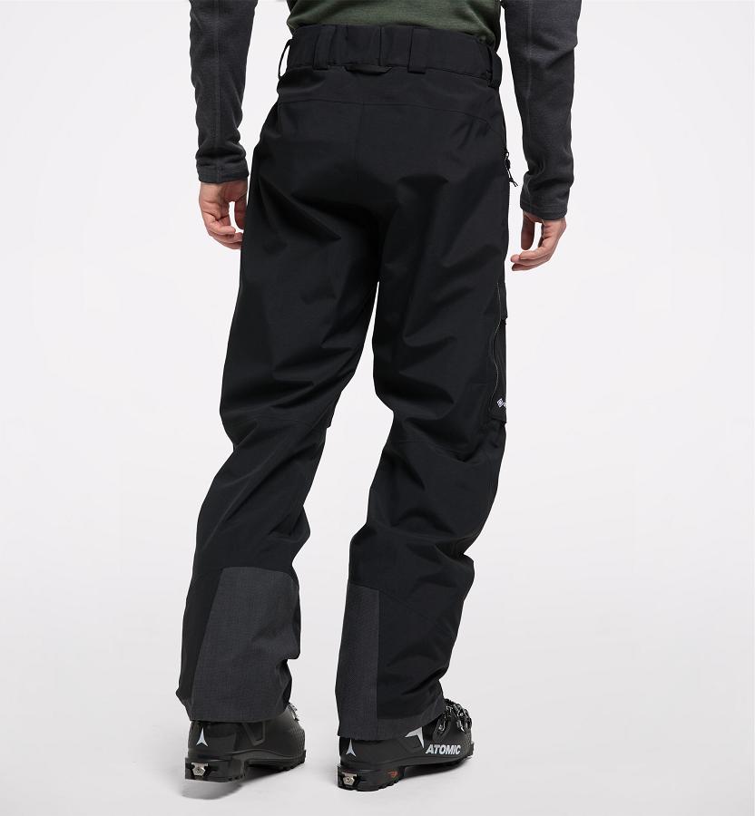 Haglöfs Mens Elation GTX Ski Pants Black New Zealand 08425RWNU